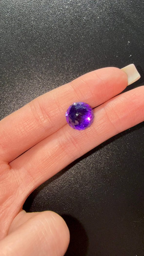 Аметист, круг, 6,35 ct — AA-08, фото 4