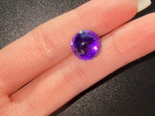 Аметист, круг, 6,35 ct — AA-08, фото 4