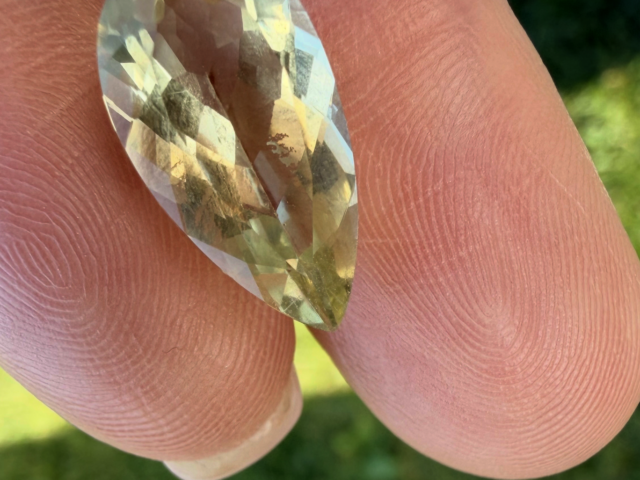 Гелиодор, груша, 4,52 ct — AA-120, фото 2