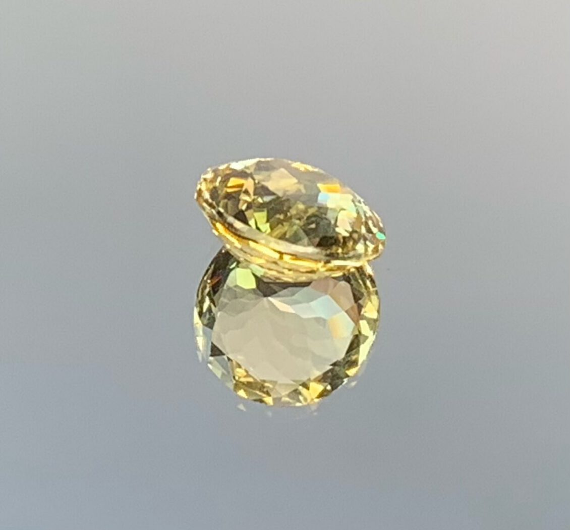 Гелиодор, круг, 3,48 ct — AA-126, фото 4