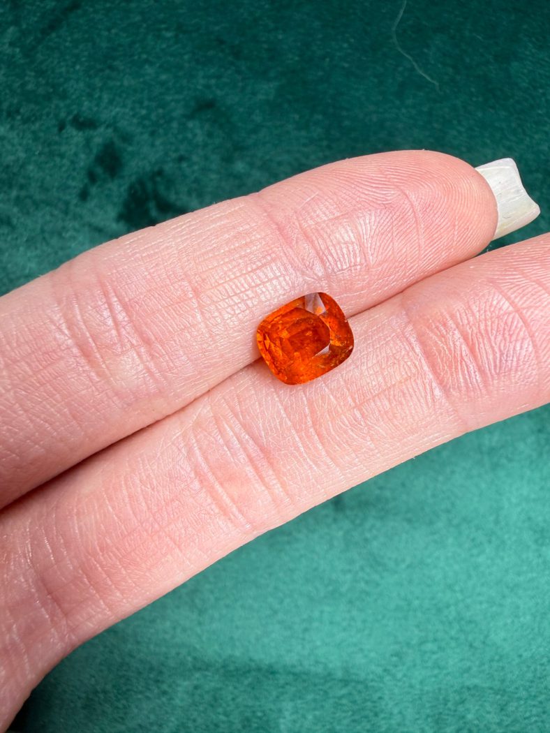 Гранат спессартин, кушон, 2,75 ct — AA-09, фото 2