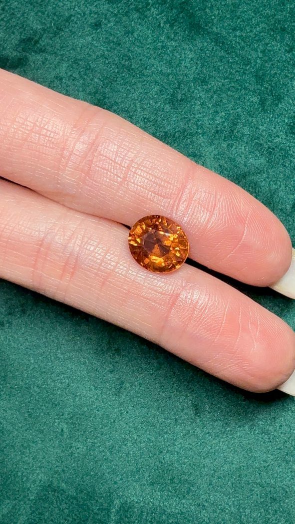 Гранат спессартин, овал, 4,96 ct — AA-23, фото 1