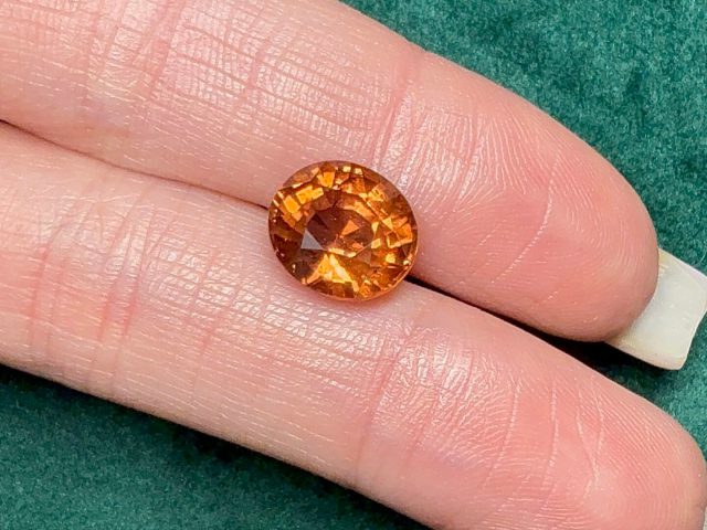Гранат спессартин, овал, 4,96 ct — AA-23, фото 2