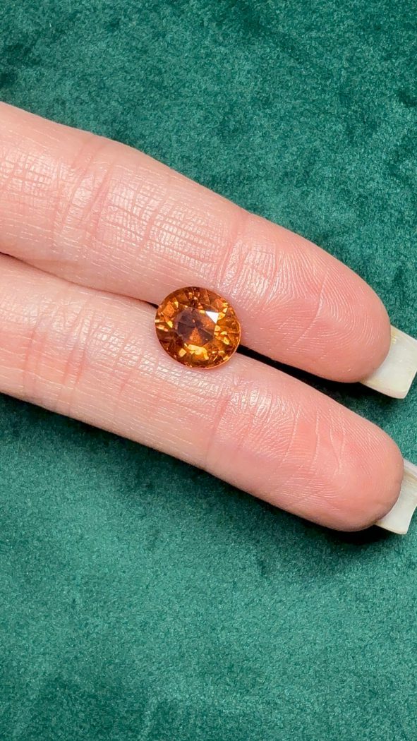Гранат спессартин, овал, 4,96 ct — AA-23, фото 3