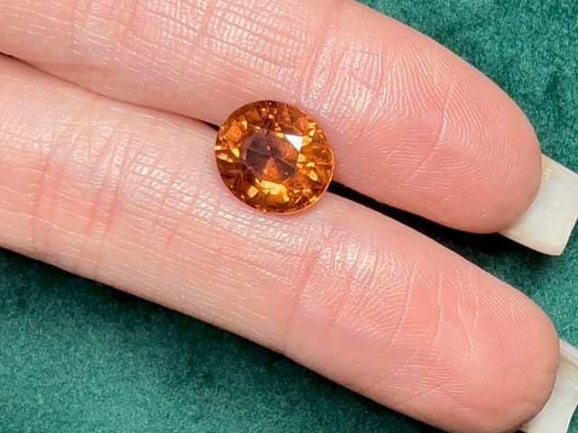 Гранат спессартин, овал, 4,96 ct — AA-23, фото 3