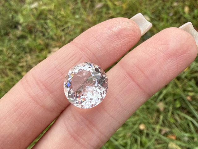 Поллуцит, круг, 8,14 ct — AA-12, фото 3