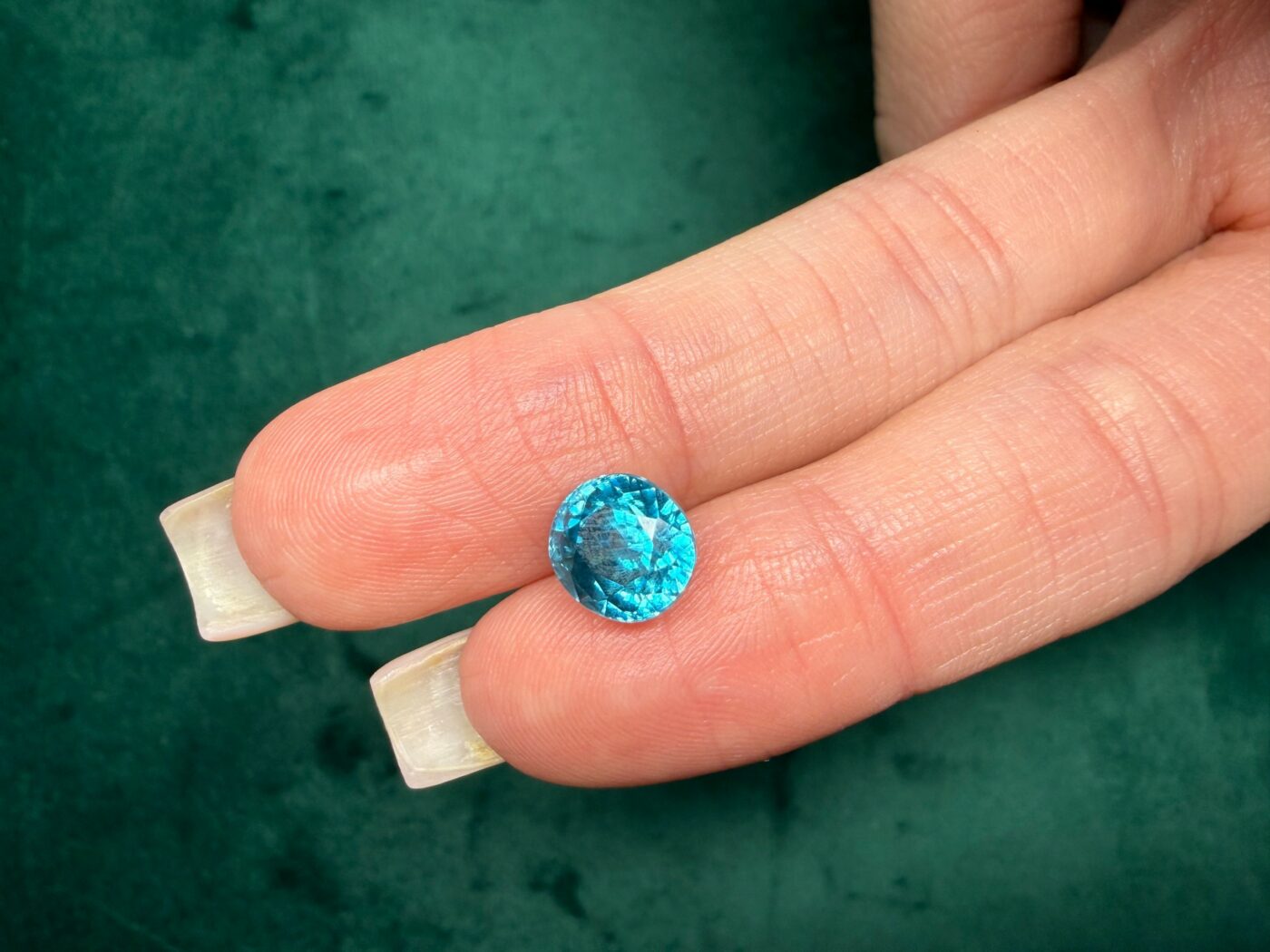 Циркон голубой, овал, 3,97 ct — AA-44, фото 3
