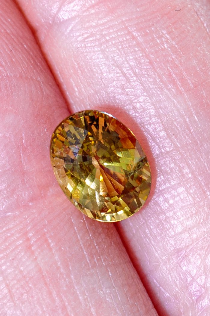 Цоизит, овал, 2,50 ct — AA-28, фото 1