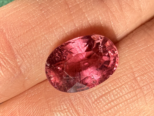 Турмалин Малханский рубеллит (розовый), овал, 5,38 ct — AA-41, фото 3