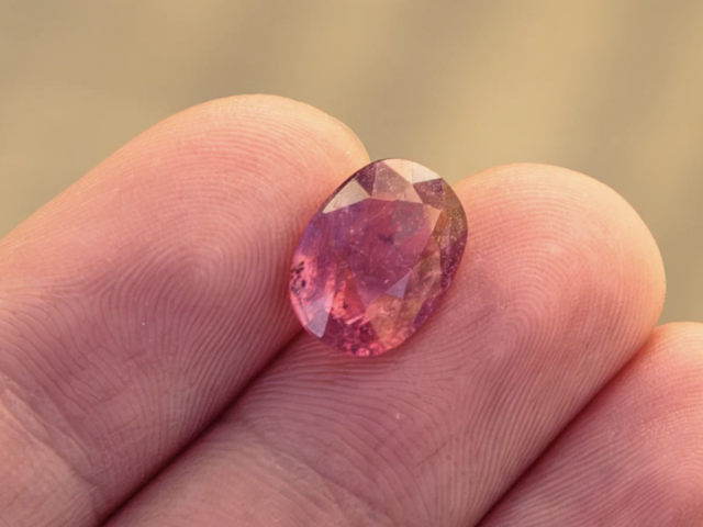 Турмалин Малханский рубеллит (розовый), овал, 5,38 ct — AA-41, фото 4