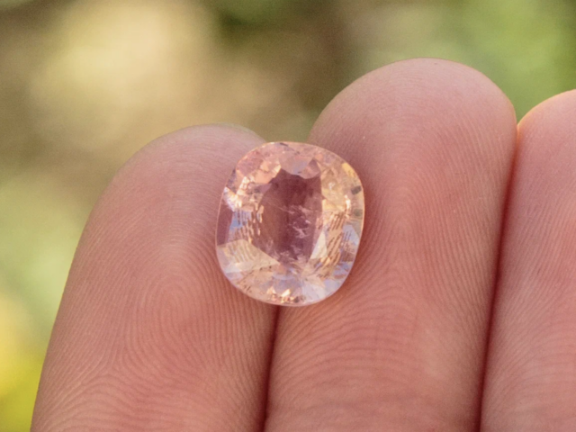 Турмалин персиковый, кушон, 4,20 ct — AA-73, фото 1